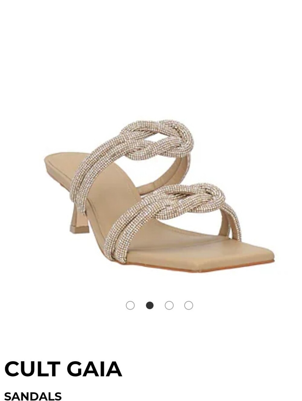 BNIB Cult Gaia Agyness Sandal In Sand Dollar